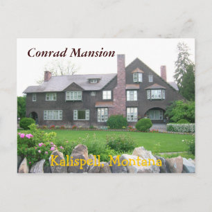 Carte Postale Conrad Mansion, Kalispell Montana