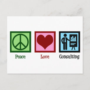 Carte Postale Conseil Peace Love