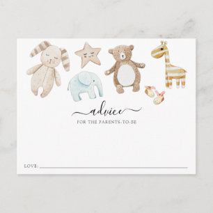 Carte postale Conseils baby showers et Guides genr