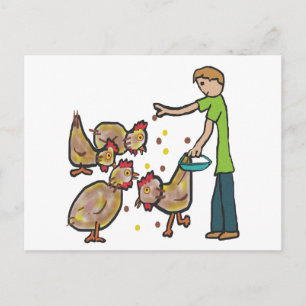 Carte Postale Conservation du poulet