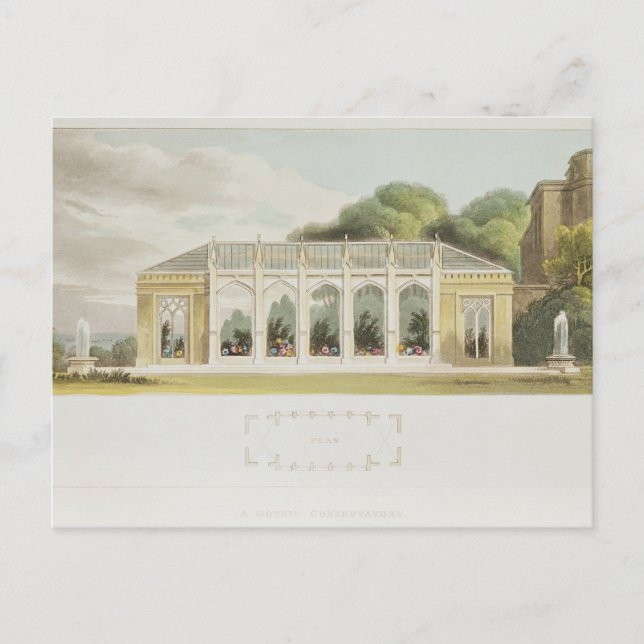 Carte Postale Conservatoire gothique, 1832 (Devant)
