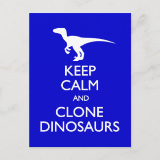 Carte postale Conserver Calme Clone Dinosaures