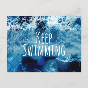 Carte Postale Conserver la nage Ocean Motivation