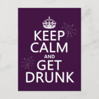 Conserver le calme et se soûler (couleurs modifiab