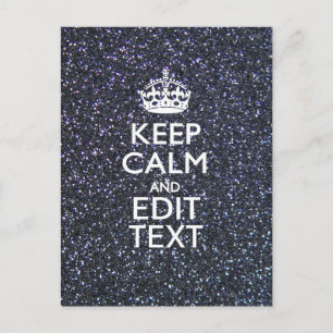 Carte Postale Conserver le calme pour votre texte sur le style d