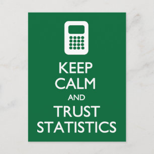 Carte postale Conserver les statistiques de confia