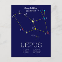 Constellation de l'hémisphère sud Lepus
