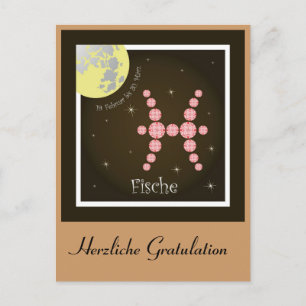 Carte Postale Constellation de Poissons