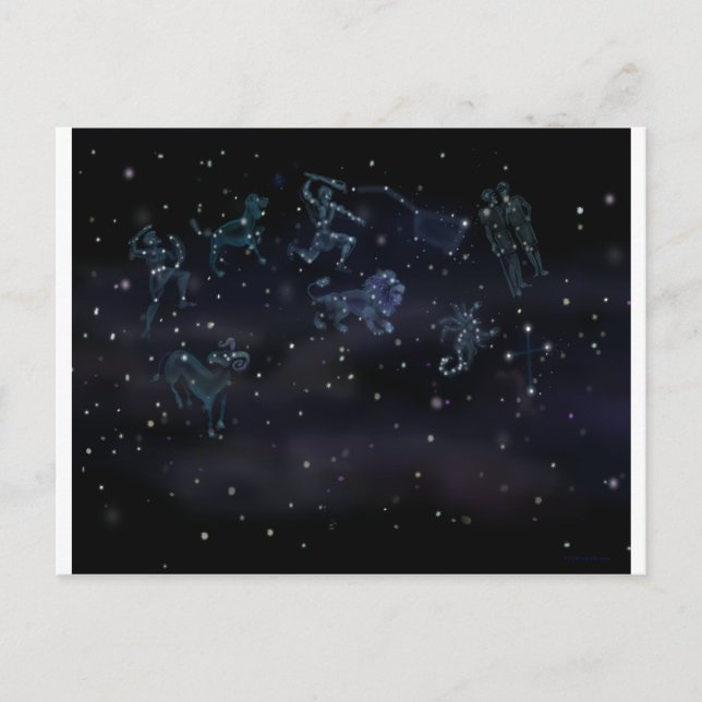 Carte Postale Constellations (Devant)