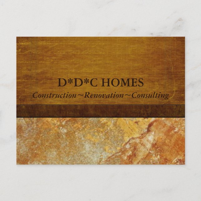 Carte Postale Construction constructeurs Publicité (Devant)