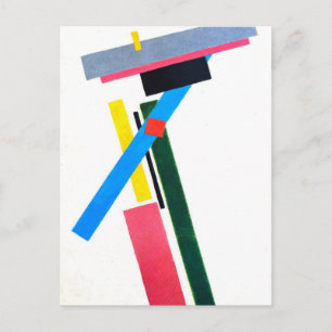 Carte Postale Construction suprématiste par Kazimir Malevich