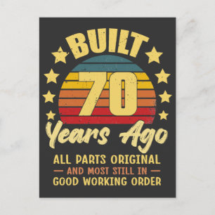 Carte Postale Construit Il Y A 70 Ans Toutes Les Pièces Original
