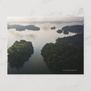 Carte Postale Conteneur Ship on Lago Gatun, Canal de Panama,