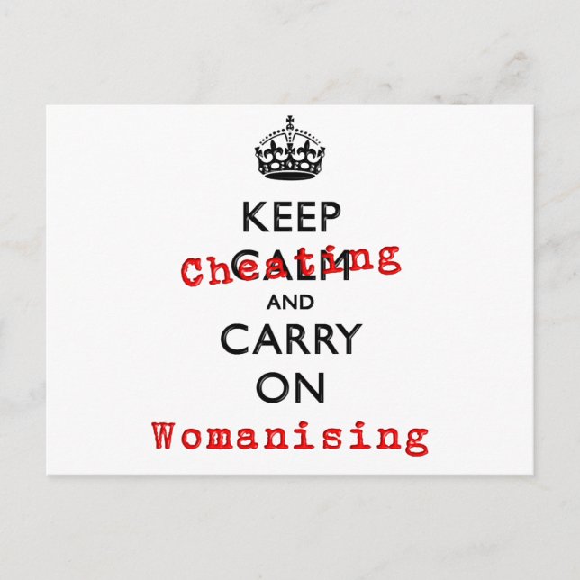 CARTE POSTALE CONTINUER LE CHÂTIMENT (Devant)