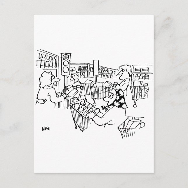 Carte Postale Contrôle de la circulation feux de circulation dan (Devant)