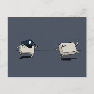 Carte Postale Contrôle/fuite