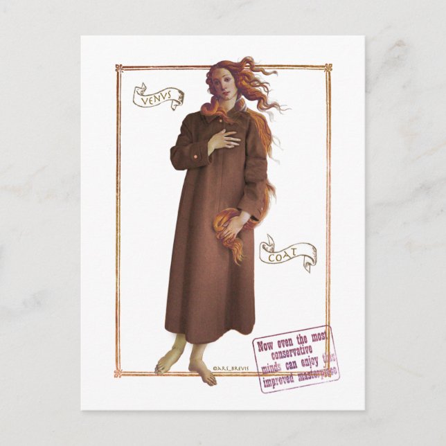 Carte postale "convenable" de Vénus (Devant)
