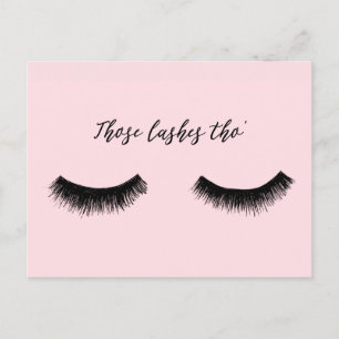 Carte Postale Conversation Lash - Ces Lashes Tho'