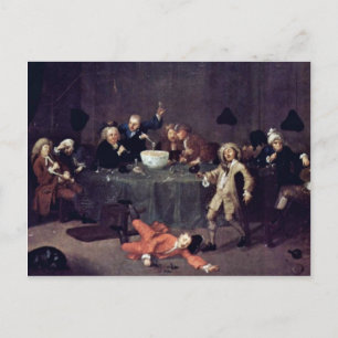 Carte Postale Conversation Moderne De Minuit Par Hogarth William