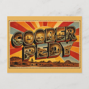 Carte Postale Coober Pedy Australie-Méridionale Art de ville d'o