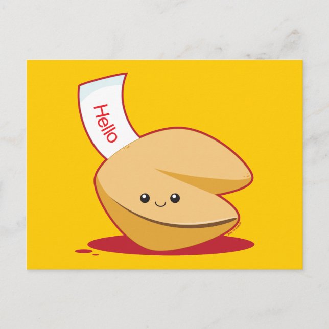 Carte Postale Cookie Fortune (Devant)