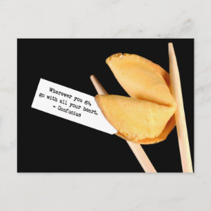 Carte Postale cookie fortune de Confucius