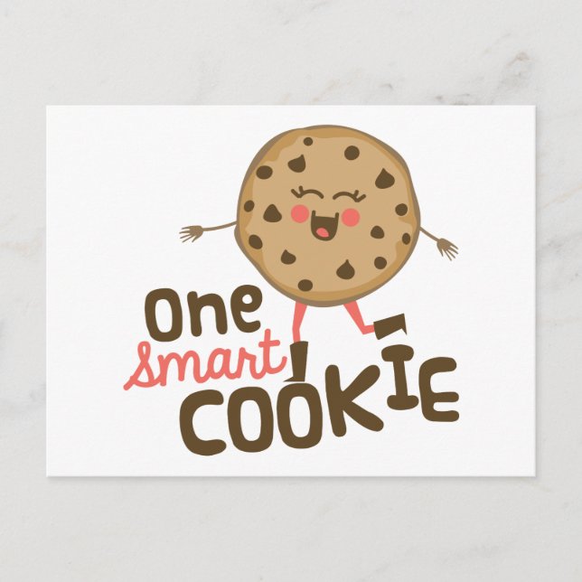 Carte Postale Cookie intelligent (Devant)