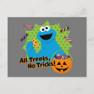 Carte Postale Cookie Monster Tous Les Traitements, Pas De Truc
