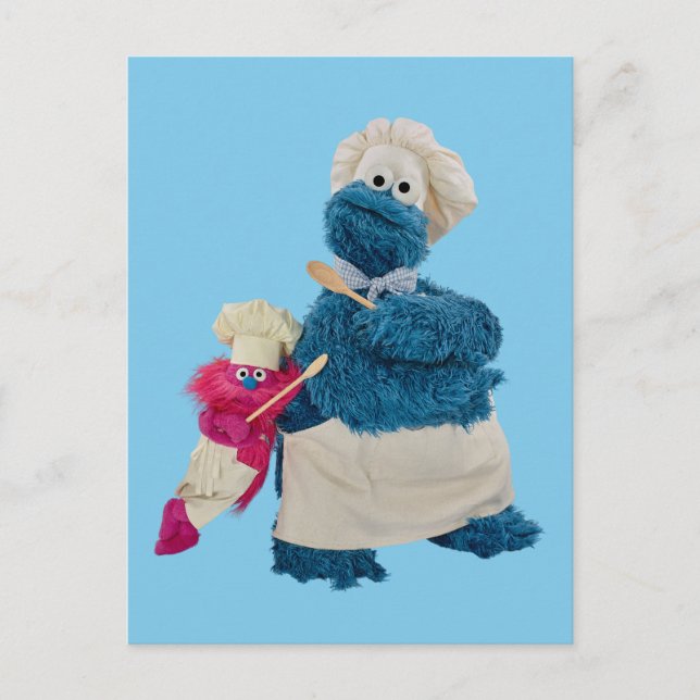 Carte Postale Cookie Monster's Food Truck Partners (Devant)