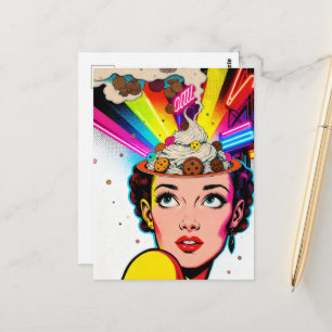 Carte Postale Cookies sur son esprit surréaliste