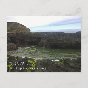 Carte Postale Cook's Chasm, cap Perpetua, Oregon
