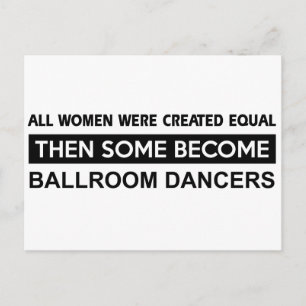 Carte Postale Cool Ballroom Dancing designs
