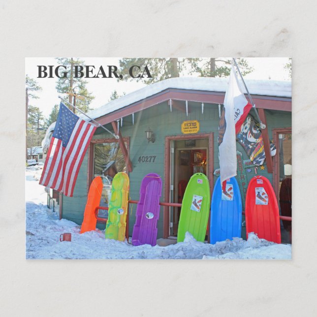 Carte postale cool Big Bear ! (Devant)
