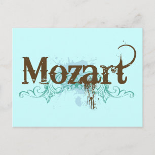 Carte postale cool classique Mozart