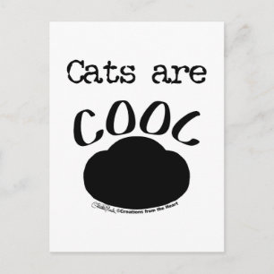 Carte Postale Cool Empreinte de patte