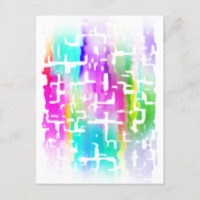 Cool funky aux couleurs vives Abstrait