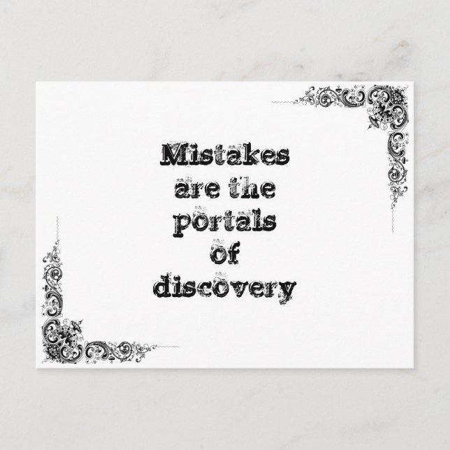 Carte Postale Cool grande sagesse simple philosophie phrase de t (Devant)