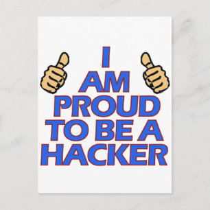 Carte Postale cool Hacker conceptions