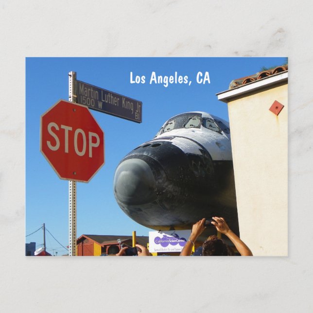 Carte postale cool Los Angeles/Endeavor ! (Devant)