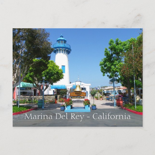 Carte postale cool Marina Del Rey ! (Devant)