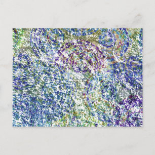 Carte Postale Cool, moderne, tendance coloré abstrait arrière - 