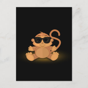 Carte Postale Cool Monkey