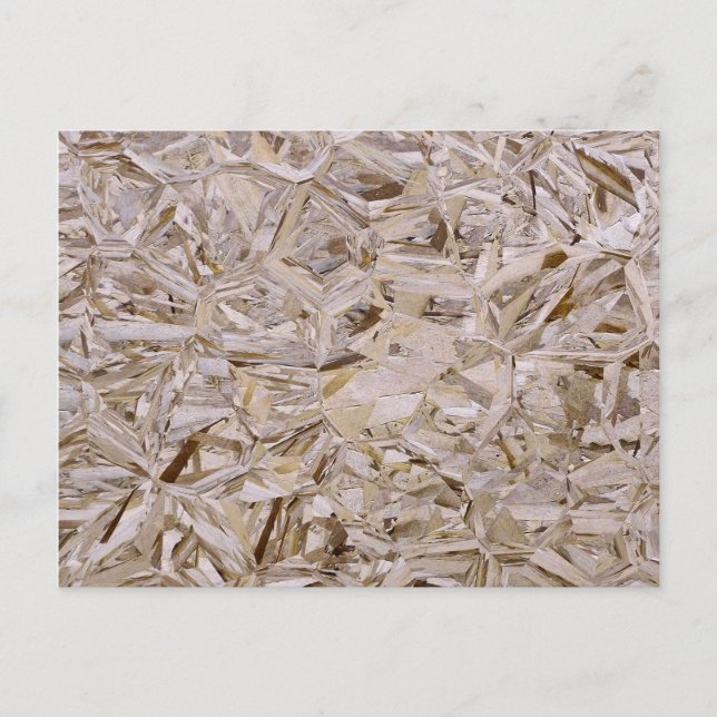 Carte Postale Cool OSB Construction Plywood Texture Imprimer (Devant)