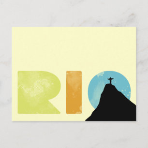 Carte Postale Cool Rio RJ BRASIL