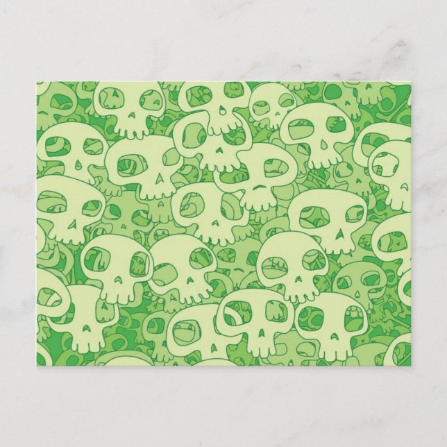 Carte Postale Cool skulls (Devant)