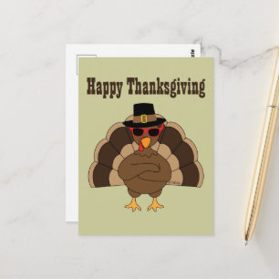 Carte Postale Cool Turquie Bon thanksgiving texte personnalisé