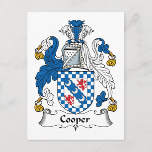 Carte Postale Cooper Family Crest