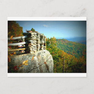 Carte Postale Coopers Rock surplombe l'automne. Virginie-Occiden