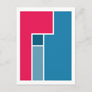 Carte Postale Coordination Géométrique 1