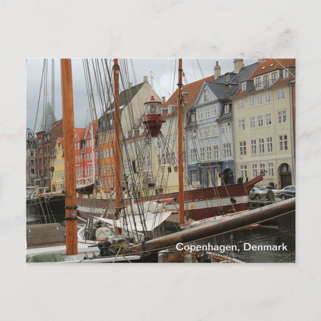 Carte Postale Copenhague, Danemark (Devant)